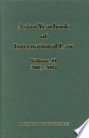 Asian Yearbook of International Law : a Volume 11 (2003-2004) /