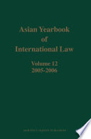 Asian yearbook of international law.