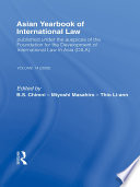 Asian yearbook of international law.