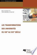 Les transformations des universites du XIIIe au XXIe siecle /