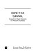 More than survival : prospects for higher education in a period of uncertainty : a commentary with recommendations /