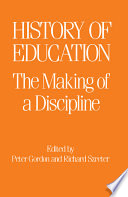 History of education : the making of a discipline /