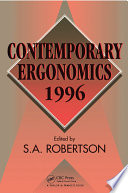 Contemporary Ergonomics 1996 /