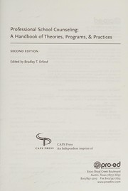 Professional school counseling : a handbook of theories, programs, & practices /