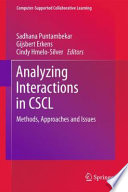 Analyzing interactions in CSCL : methodology, approaches and issues /