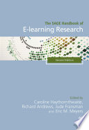 The SAGE handbook of e-learning research.