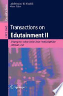 Transactions on edutainment II /