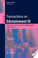Transactions on edutainment III /