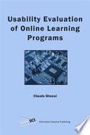 Usability evaluation of online learning programs /