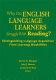 Why do English language learners struggle with reading? : distinguishing language acquisition from learning disabilities /