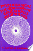 Psychological foundations of educational technology /