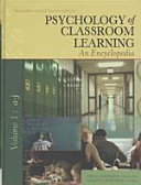 Psychology of classroom learning : an encyclopedia /