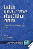 Handbook of research methods in early childhood education.