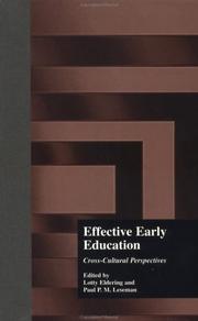 Effective early education : cross-cultural perspectives /