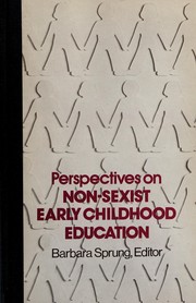 Perspectives on non-sexist early childhood education /