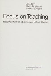 Focus on teaching : readings from the Elementary school journal /