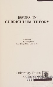 Issues in curriculum theory /