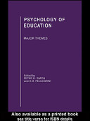 Psychology of education : major themes.