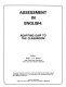 Assessment in English : adapting OAIP to the classroom /