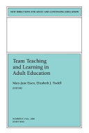 Team teaching and learning in adult education /