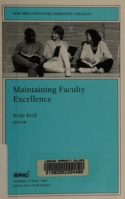 Maintaining faculty excellence /