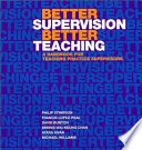 Better supervision better teaching : a handbook for teaching practice supervisors /