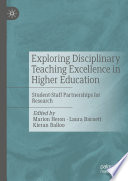 Exploring Disciplinary Teaching Excellence in Higher Education : Student-Staff Partnerships for Research /