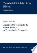 Adapting universities to the global society : a transatlantic perspective /