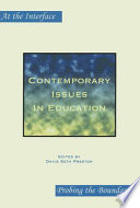 Contemporary issues in education /