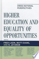 Higher education and equality of opportunities : cross-national perspectives /