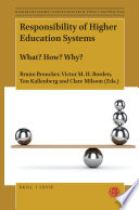 Responsibility of higher education systems : what? how? why? /