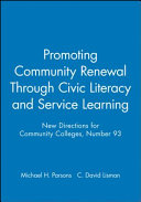 Promoting community renewal through civic literacy and service learning /