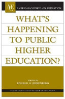 What's happening to public higher education? /