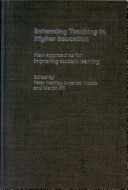 Enhancing teaching in higher education : new approaches for improving student learning /