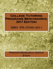 College tutoring programs benchmarks /
