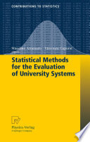 Statistical methods for the evaluation of university systems /