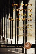 Policy and university faculty governance /