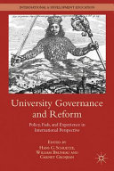 University governance and reform : policy, fads, and experience in international perspective /