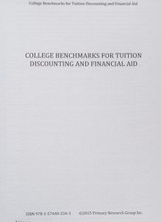 College benchmarks for tuition discounting and financial aid /