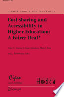 Cost-sharing and accessibility in higher education : a fairer deal? /