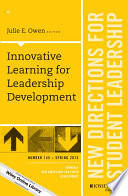 Innovative learning for leadership development /
