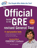 The official guide to the GRE revised general test /