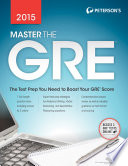 Master the GRE 2015.