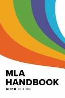 MLA handbook /