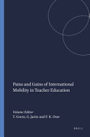 Pains and gains of international mobility in teacher education /