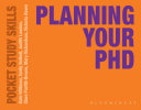 Planning your PhD /