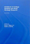 Handbook of college reading and study strategy research /