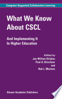 What we know about CSCL and implementing it in higher education /