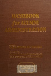 Handbook for alumni administration /