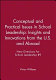 Conceptual and practical issues in school leadership : insights and innovations from the U.S. and abroad /